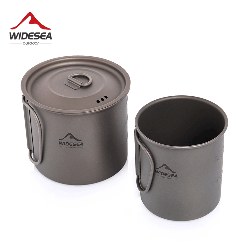Widesea Camping Mug Titanium C - Quality Camping Cooking Set ulasan dan harga