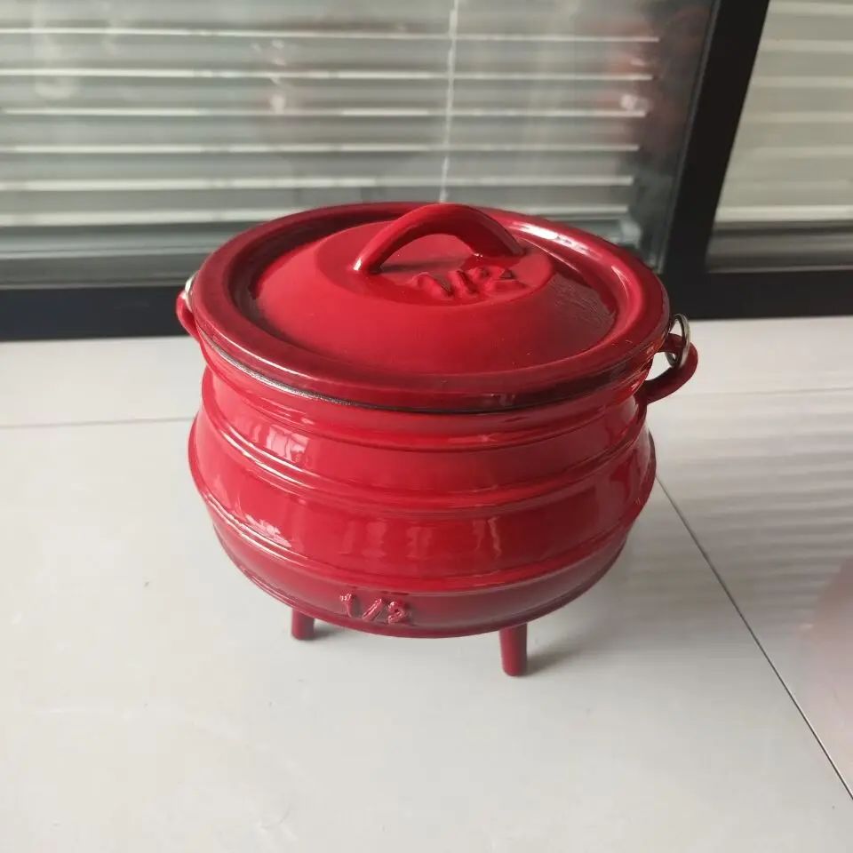 1/2# Cast Iron Enamel Dutch Ov - Camp Dutch Oven Cast ulasan dan harga
