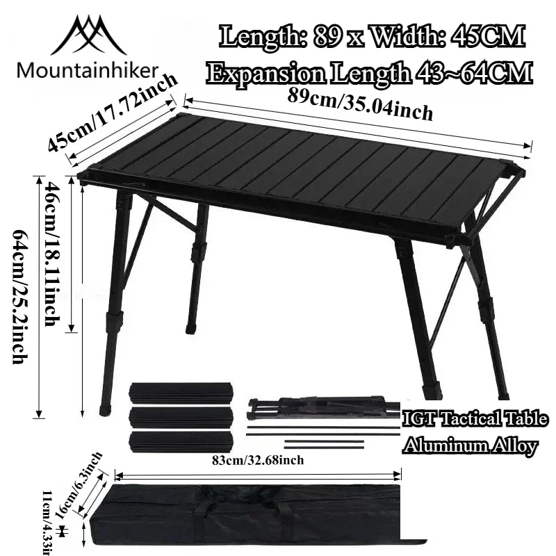 IGT 3/4 Unit ALuminum Alloy Ta - Camping Cooking Table ulasan dan harga