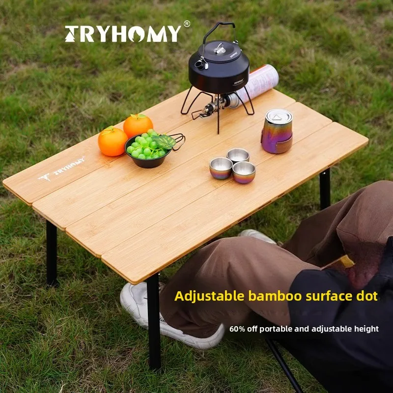 Tryhomy Outdoor Camping Table  - Camping Cooking Table ulasan dan harga