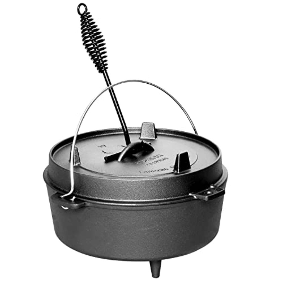 Pre-Seasoned Cast Iron Dutch O - Camp Dutch Oven Cast ulasan dan harga