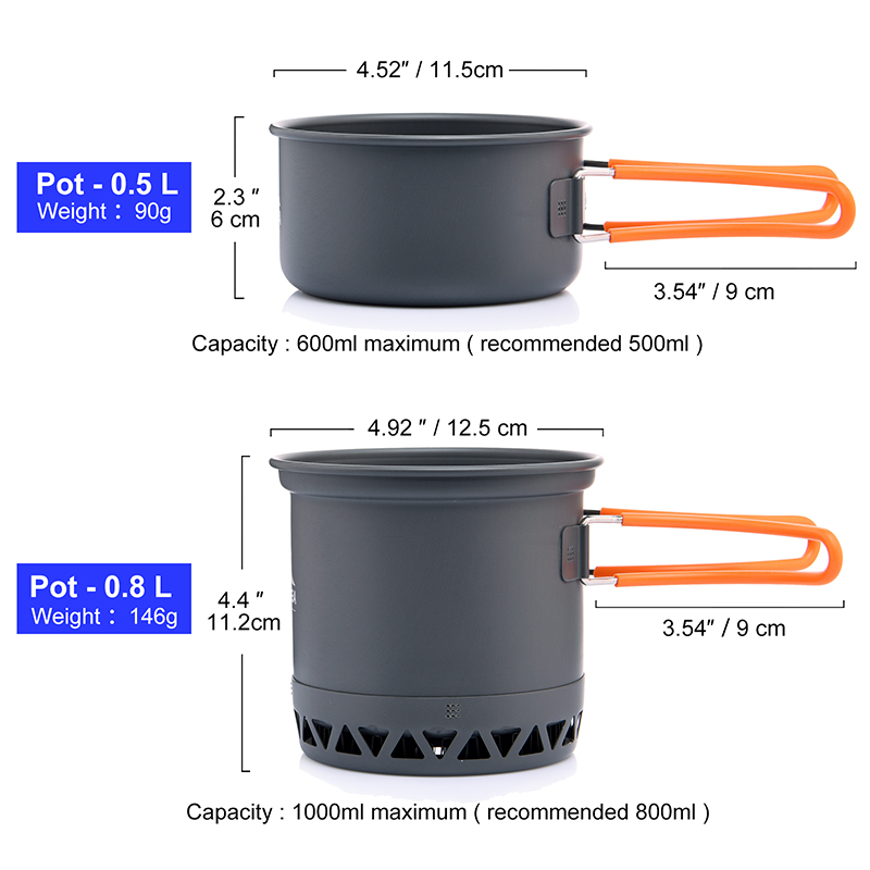 Widesea Portable Camping Cookw - Quality Camping Cooking Set ulasan dan harga