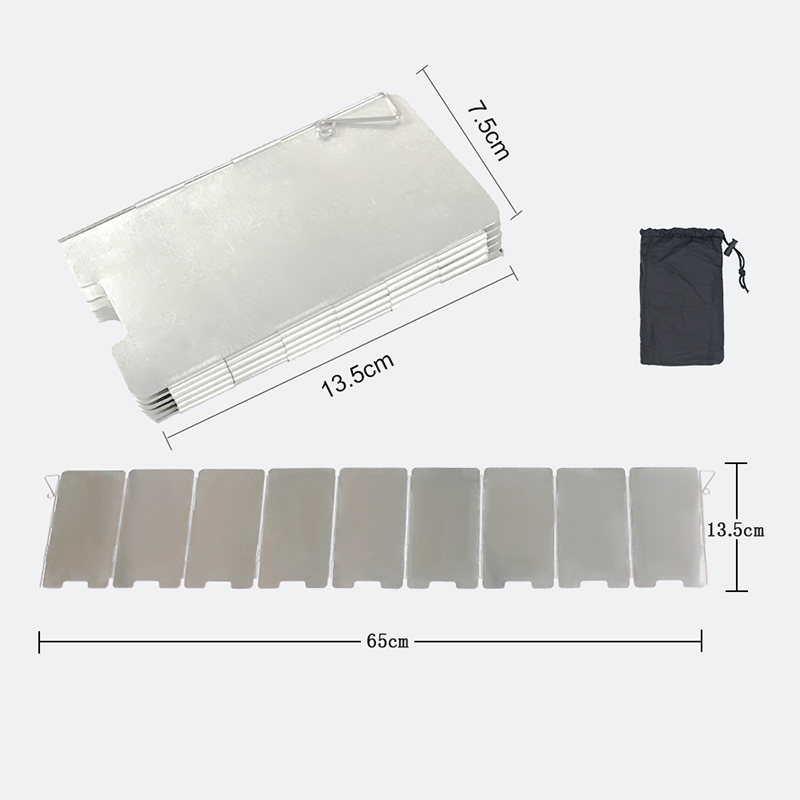 Outdoor Stove Wind Shield Camp - Quality Camping Cooking Set ulasan dan harga