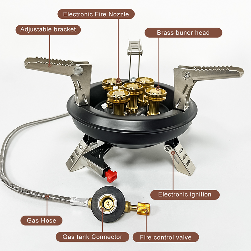 BRS-201A Portable Camping Gas  - Quality Camping Cooking Set ulasan dan harga